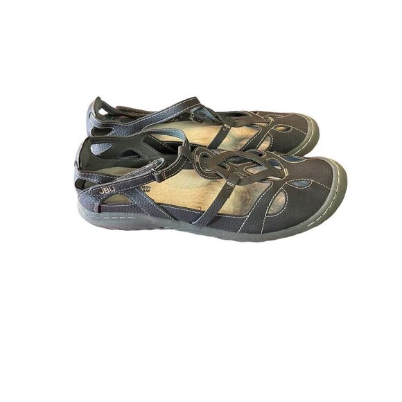 JBU by Jambu Womens Gray & Pink Sports Sydney Sandal Size 10M - Picture 1 of 9